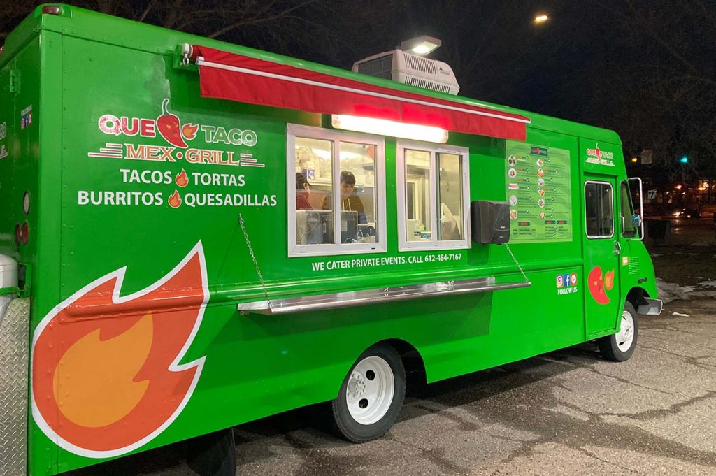 Food Truck Que Taco Mex Grill Mexican Restaurant